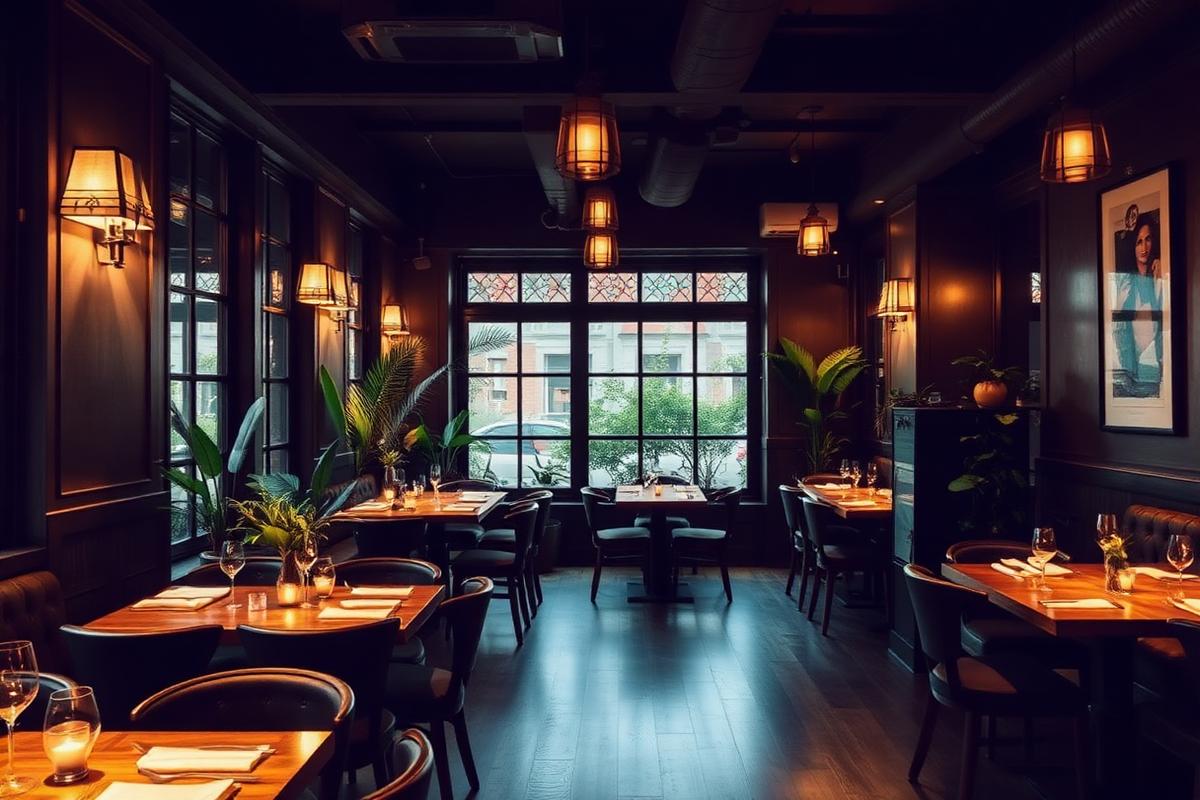 Interiér restaurace